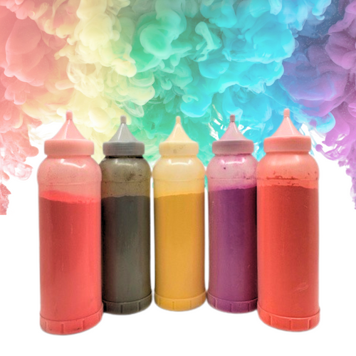 Holi Colour Powder - Special Squeeze Pack - 25 bottles box (10kg)