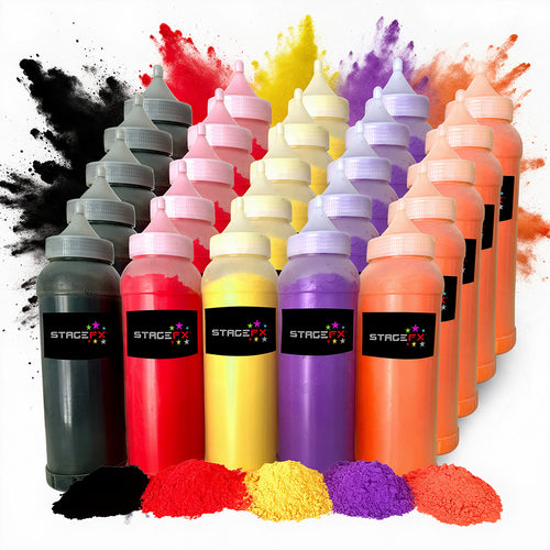 Holi Colour Powder - Special Squeeze Pack - 25 bottles box